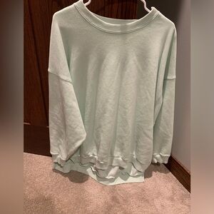American Eagle Outfitters Light Green Sweatshirt